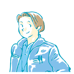 造成担当の人物イラスト