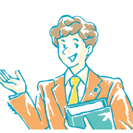 営業担当の人物イラスト