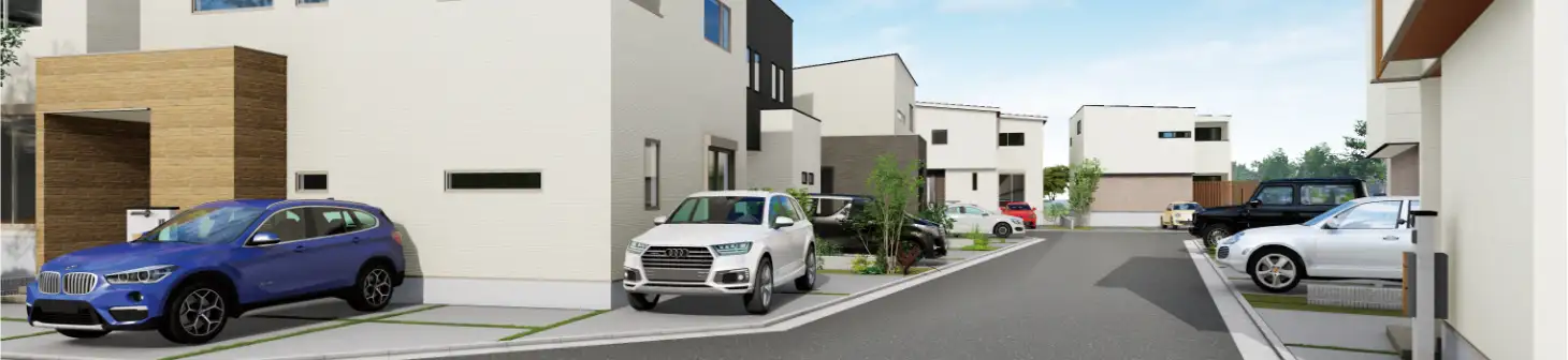 敷島ハウジング 敷島ステラ MIRAGE GARDEN 街並み