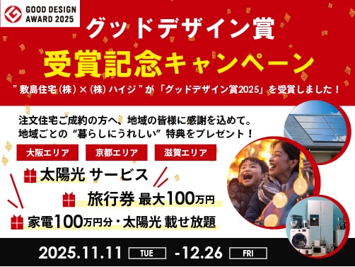グッドデザイン賞 受賞記念キャンペーン実施中!
